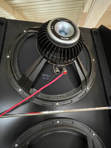 Pure Audio Project Quintet 15 w/ upgraded wire, open baffle, modular HiFi speakers