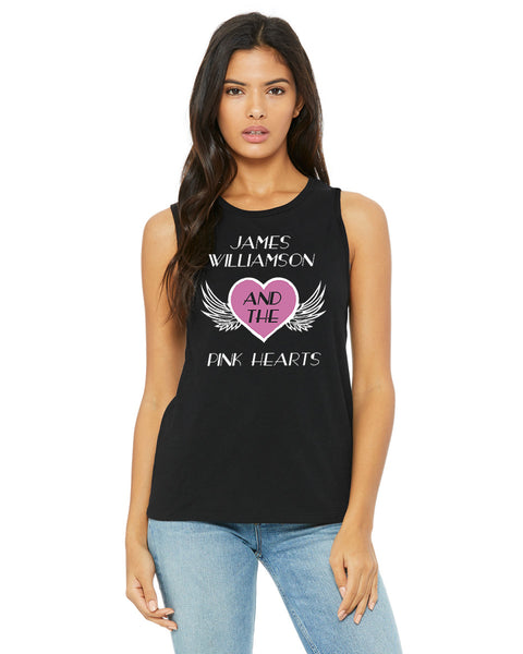 James Williamson & The Pink Hearts Ladies Muscle Tank