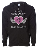 James Williamson & The Pink Hearts Zipper Hoodie