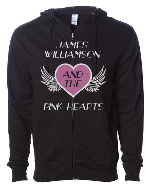 James Williamson & The Pink Hearts Zipper Hoodie